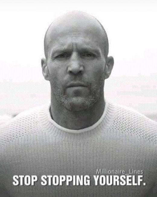 stop yourself doing drugs